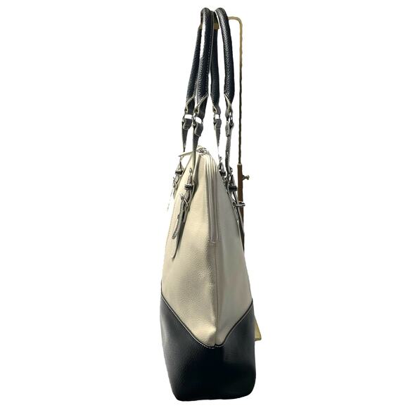 Wilson Leather Two-tone Leather Large Tote - Picture 3 of 9
